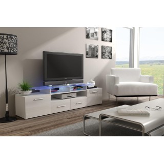 Cama TV stand EVORA 200 white/white gloss