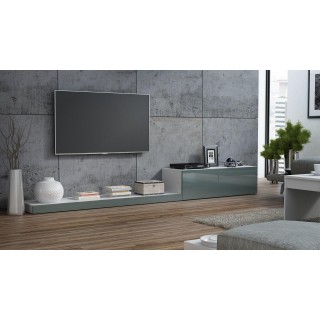 Cama TV stand LIFE 300/42/35 white/grey gloss