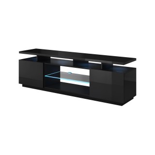 RTV cabinet EVA 180x40x56 black glossy