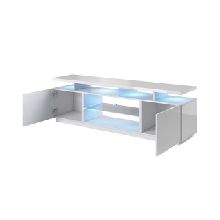 RTV cabinet EVA 180x40x56 white/white glossy