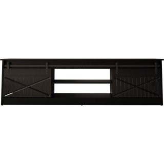 RTV GRANERO 200x56.7x35 black/black gloss cabinet