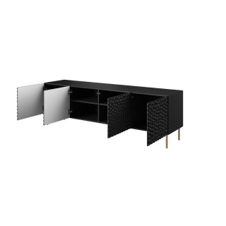 RTV HOLE cabinet 190x40.5x59.5 cm matte black