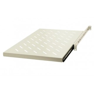 EMITERNET Movable shelf 19'', 1U, for keyboard, depth 270/295mm, RAL7044 (gray) EM/JE10