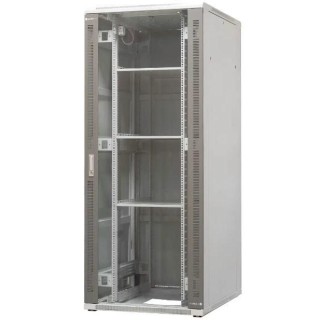 EMITERNET Free-standing frame cabinet EmiterNet Top, 42U, front door sheet metal/glass, 800x1000x1980mm (width/depth/height) EM/SH05D-8042