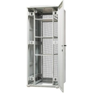 EMITERNET Free-standing frame server cabinet EmiterNet Top, 42U, front/rear doors, perforated sheet, 800x1000x1980mm (width/depth/height) EM/ND-8042