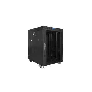 Lanberg FF01-8015-12BL rack cabinet 15U Freestanding rack Black