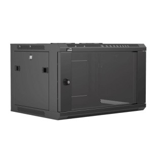 CAYMON Rack cabinet 19" 6 units - 450mm (D), black