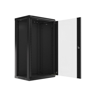 Lanberg WF01-6422-10B rack cabinet 22U Wall mounted rack Black