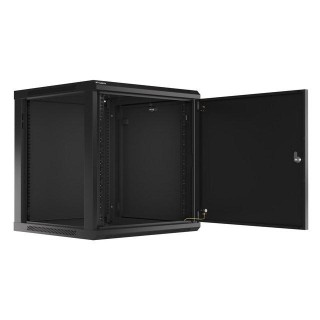 Lanberg WF01-6612-00B rack cabinet 12U Wall mounted rack Black
