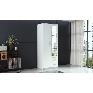 Topeshop ROMANA 80 BIEL L bedroom wardrobe/closet 5 shelves 2 door(s) White