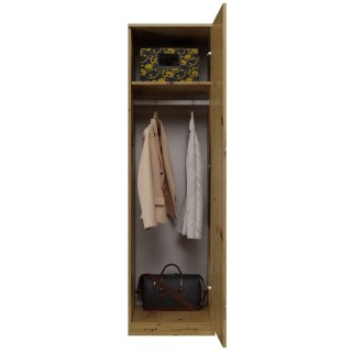 Topeshop SD-50 ARTISAN KPL bedroom wardrobe/closet 5 shelves 1 door(s) Oak