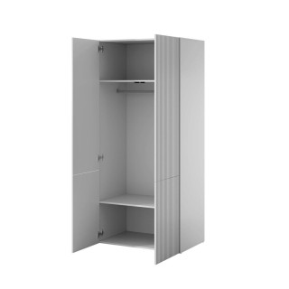 Wardrobe PAFOS 2D 90x55.5x198.5 white matt