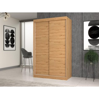 Topeshop IGA 120 ART B KPL bedroom wardrobe/closet 7 shelves 2 door(s) Oak