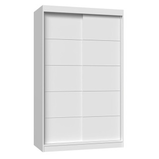 Topeshop IGA 120 BIEL C KPL bedroom wardrobe/closet 7 shelves 2 door(s) White