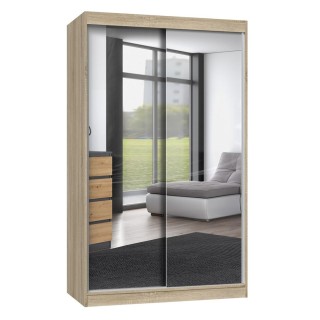 Topeshop IGA 120 SON A KPL bedroom wardrobe/closet 7 shelves 2 door(s) Sonoma oak