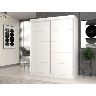 Topeshop IGA 160 BIEL C KPL bedroom wardrobe/closet 7 shelves 2 door(s) White