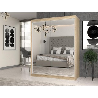 Topeshop IGA 160 SON A KPL bedroom wardrobe/closet 7 shelves 2 door(s) Sonoma oak