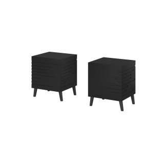 Cama bedside cabinet NOVA 44x40x52 mat black