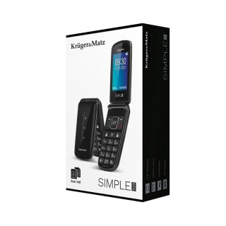 MaxCKruger & Matz Phone for seniors KM0929 7,11 cm (2,8") 108,5 g Black
