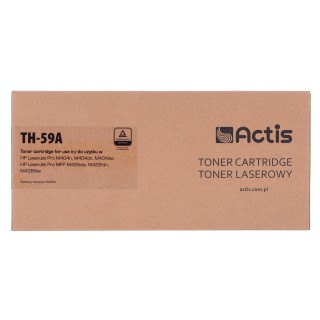 Actis TH-59A Toner Cartridge (replacement for HP CF259A; Supreme; 3000 pages; black). With a chip. We recommend disabling the printer software update, the new update may cause problems with the toner not working properly