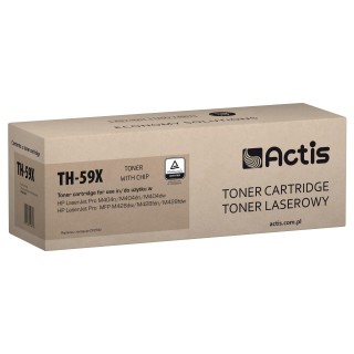 Actis TH-59X Toner (replacement for HP CF259X; Supreme; 10000 pages; black). With a chip. We recommend disabling the printer software update, the new update may cause problems with the toner not working properly