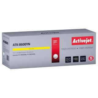 Activejet ATK-8600YN toner (replacement for Kyocera TK-8600Y; Supreme; 20000 pages; yellow)