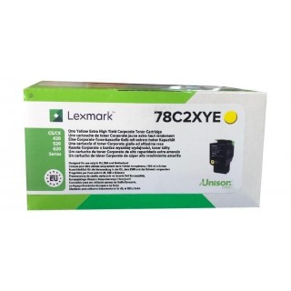 Lexmark 78C2XYE toner cartridge 1 pc(s) Original Yellow
