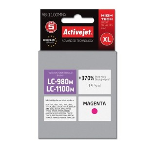 Activejet AB-1100MNX ink (replacement for Brother LC1100/LC980M; Supreme; 19.5 ml; magenta)
