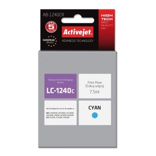 Activejet AB-1240CR ink (replacement for Brother LC1220C/LC1240C; Premium; 7.5 ml; cyan)