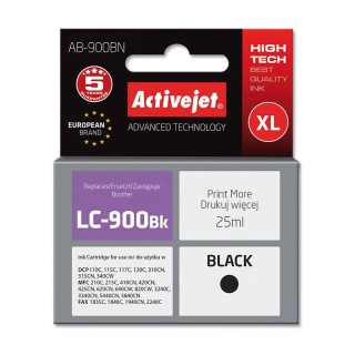 Activejet AB-900BN Ink (replacement for Brother LC900Bk; Supreme; 25 ml; black)