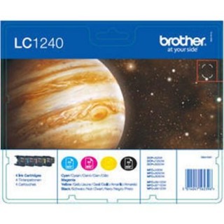 Brother LC1240 Value-Pack - sort, gul,