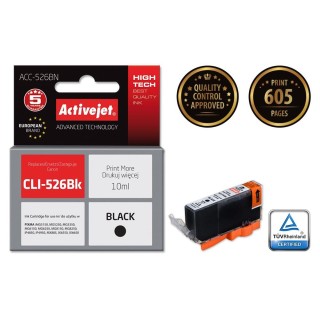 Activejet ACC-526CN Ink cartridge (replacement for Canon CLI-526C; Supreme; 10 ml; cyan)