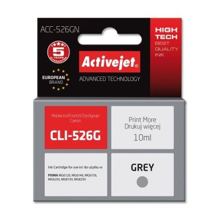 Activejet ACC-526GN ink (replacement for Canon CLI-526G; Supreme; 10 ml; grey)
