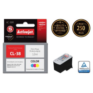 Activejet AC-38R Ink cartridge (replacement for Canon CL-38; Premium; 12 ml; color)