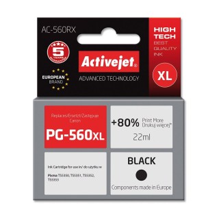 Activejet AC-560RX ink (replacement for Canon PG-560XL; Supreme; 25 ml; black)