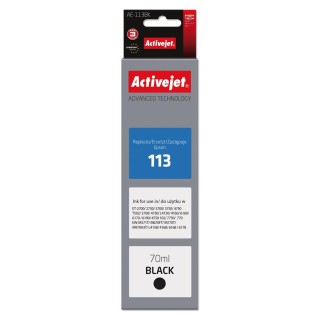 Activejet AE-113Bk ink (replacement for Epson 113 C13T06B140; Supreme; 70 ml; black)