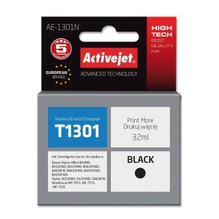 Activejet AE-1301N Ink cartridge (replacement for Epson T1301; Supreme; 32 ml; black)