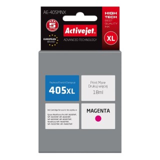 Activejet AE-405MNX Ink cartridge (replacement for Epson 405XL C13T05H34010; Supreme; 18ml; magenta)