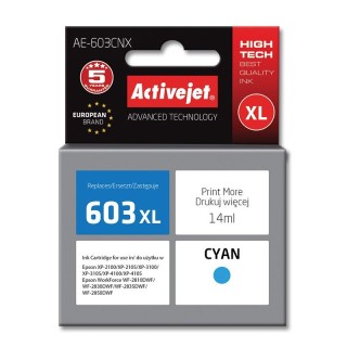 Activejet AE-603CNX ink (replacement for Epson 603XL T03A24; Supreme; 14 ml; cyan)