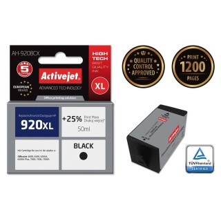Activejet AH-920BCX Ink Cartridge (replacement for HP 920XL CD975AE; Premium; 50 ml; black)