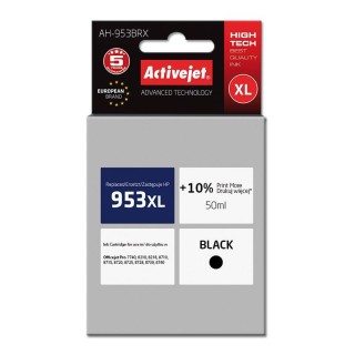 Activejet AH-953BRX ink for HP printer; HP 953XL L0S70AE replacement; Premium; 50 ml; black