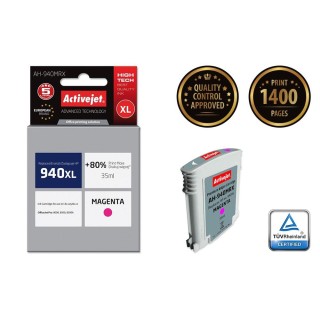Activejet AH-940MRX Ink Cartridge(replacement for HP 940XL C4908AE; Premium; 35 ml; magenta)