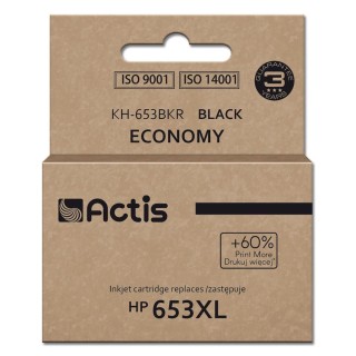 Actis KH-653BKR Ink Cartridge (replacement for HP 653XL 3YM75AE; Premium; 20ml; 575 pages; black)