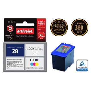 Activejet AH-28R Ink cartridge (replacement for HP 28 C8728A; Premium; 21 ml; color)