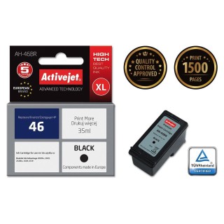 Activejet AH-46BR ink (replacement for HP 46 CZ637AA; Premium; 35 ml; black)