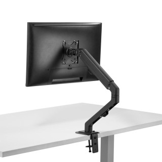 Maclean MC-906 Monitor Mount Holder Desk Table Mount 17" - 27" Adjustable Rotatable VESA 7 kg