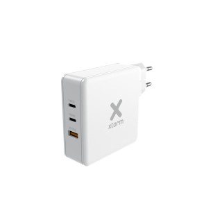 Xtorm 3-port USB charger 140W USB-C PD3.1 EPR GaN, white (USB-C PD EPR 140W, USB-C PD100W, USB-A QC 3.0)