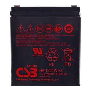 CSB HR1221WF2 12V 5.3Ah battery