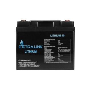 Extralink Accumulator LiFePO4 40AH 12.8V, BMS