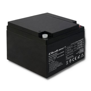 Qoltec 53036 AGM battery | 12V | 24Ah | max 360A